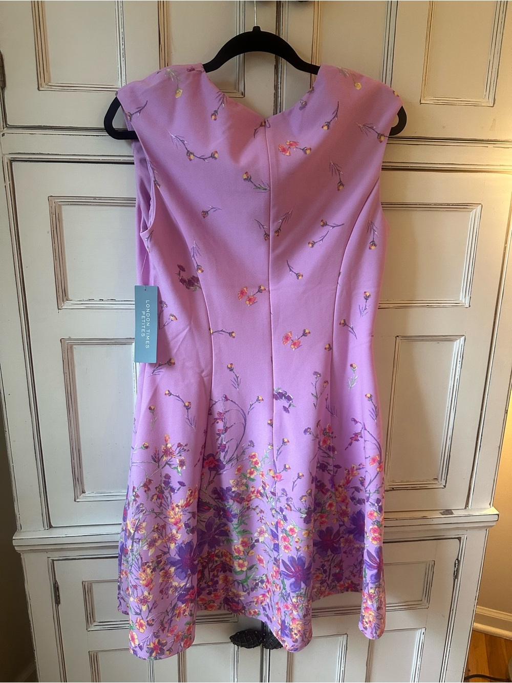 London Times Lavender Petites Dress - Picture 2 of 4